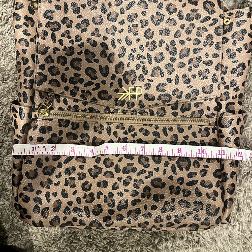 Leopard Print Backpack - Picture 4 of 5